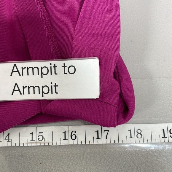 Daisy Dapper Retro Dress A-Line Midi V Neck Purple NWT Size Large L - Picture 14 of 16